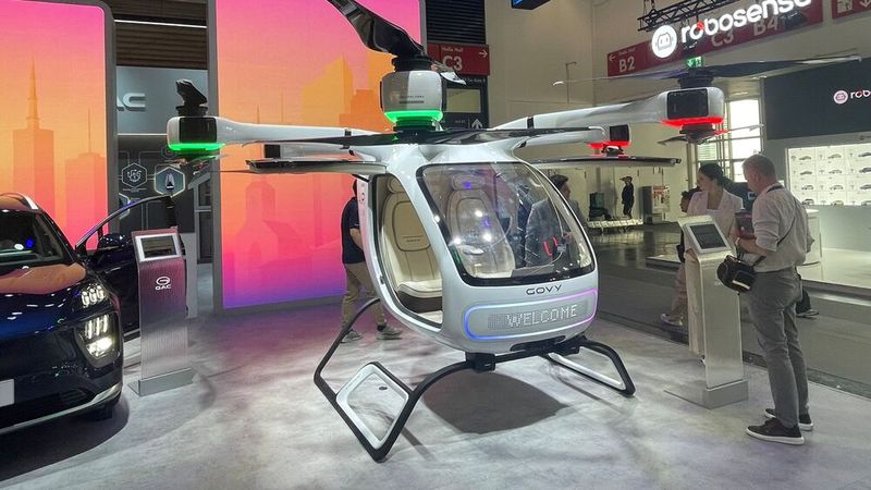 Das einstige IAA-Trendthema Flugmobilität war dieses Jahr nur noch marginal vertreten. (Bild: Grimm – VCG)