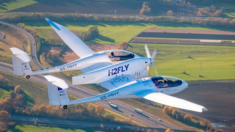 Bereits 2016 hat H2Fly den viersitzigen Testflieger HY4 in die Luft gebracht. 