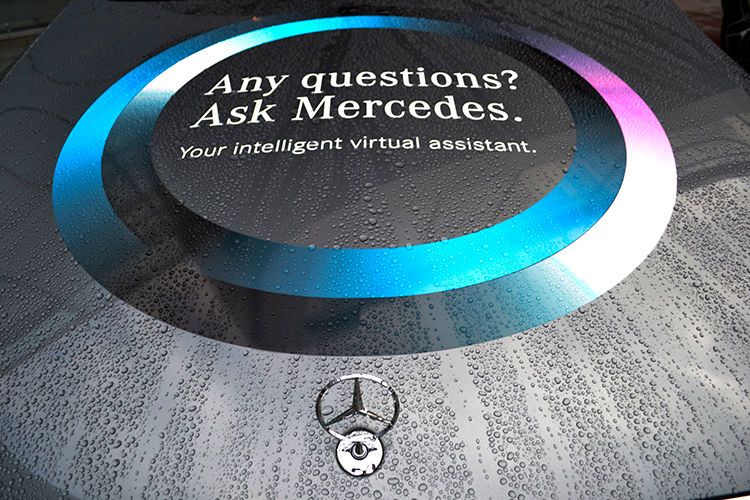 ... und bewarb seinen neuen digitalen Dienst 