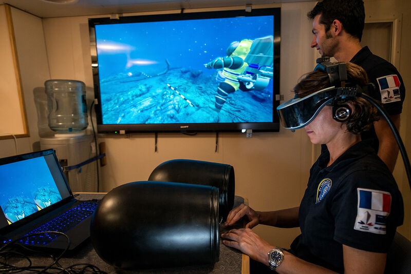 Die Wissenschaftler setzen bei der Expedition u. a. auf Unterwasserroboter und die virtuelle 3D-Archäologie. (Bild: Dassault)