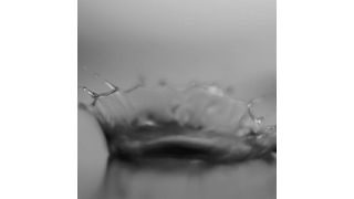 A drop of water impacting a dry surface: Virtual Frame Technique (VFT)  can generate thousands of images of phenomena like these as they occur step by step. (Jamani Caillet)