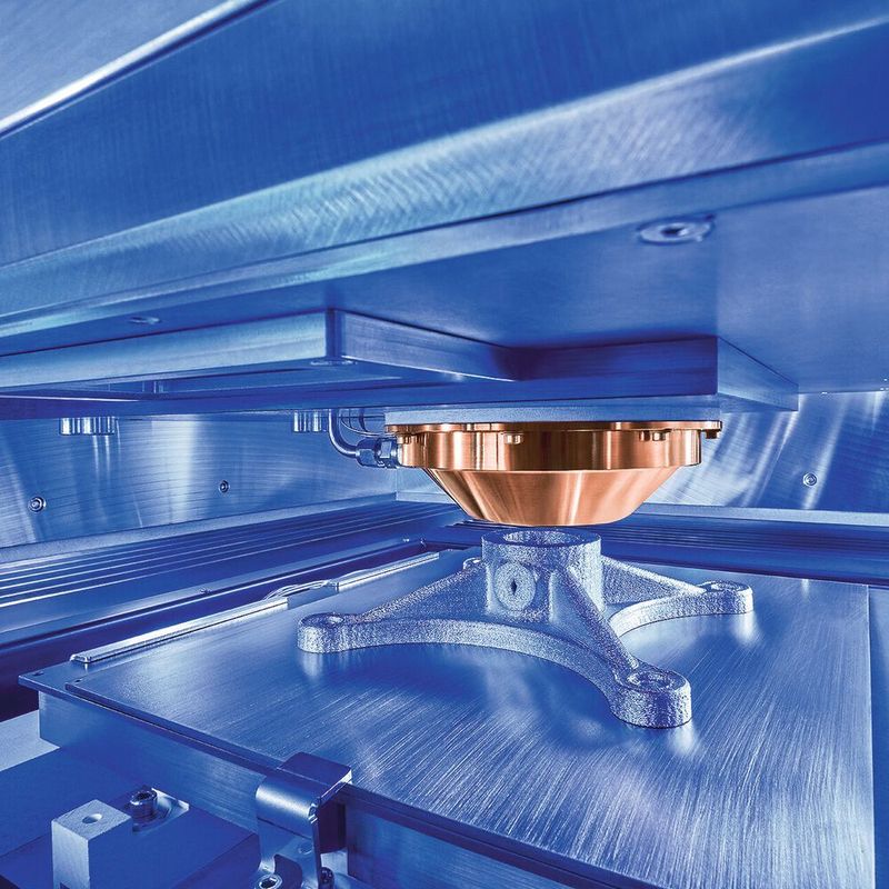 Von der Automation, über Elektromobilität bis hin zur Zerspantechnik zeigt Grob auf seiner Jubiläums-Hausmesse in Mindelheim seine gesamte Produktpalette. Hier die Liquid Metal Printing Anlage GMP300.