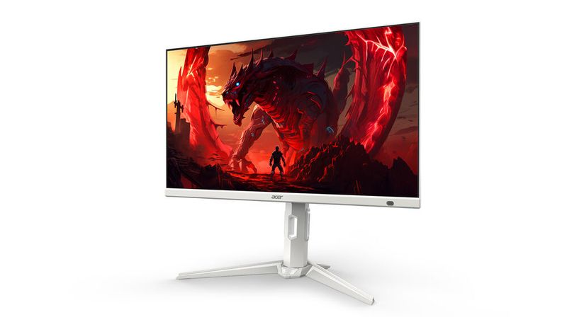 Der Nitro GS272U M ist ein Gaming- und gleichzeitig ein Smart-Monitor mit WebOS-Betriebssystem. (Bild: Acer)