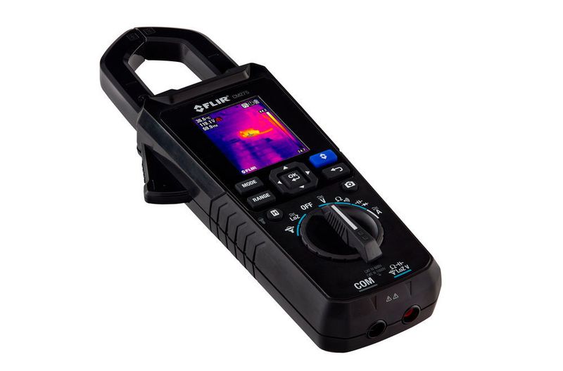 Die Stromzange CM275 besonders schmal ausgeführt.  (Flir)