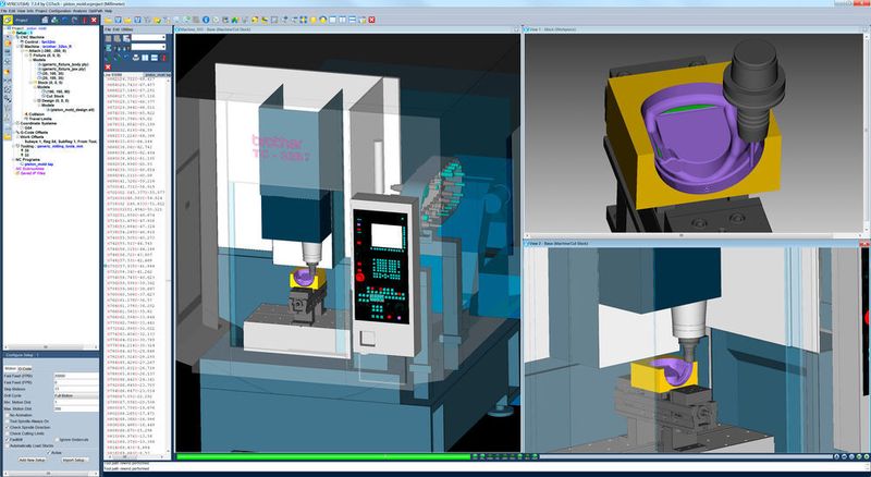 Software eliminates the process of manually proving-out NC programs and reduces scrap loss and rework to save time and produce higher quality surface finish. (CGTech)