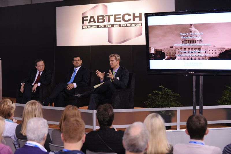 The Fabtech Fair in Las Vegas is also important for the industry. (Fabtech/Jann Hendry)