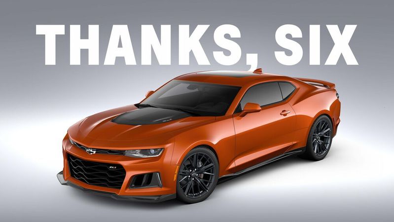 Chevrolet hat offiziell das Ende der sechsten Generation des Camaro angekündigt.(Bild:  Chevrolet)