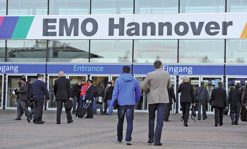 Schaufenster für die Welt: Auf der EMO Hannover 2013 trifft sich alles, was mit Werkzeugmaschinen zu tun hat. (Bild: Deutsche Messe)