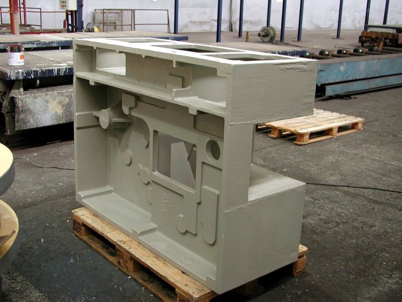 Getriebegehäuse, Abmessungen 1565 mm x 1205 mm x 660 mm, Stückgewicht 925 kg, Werkstoff: EN-GJL-200 nach DIN EN 1561. (Bild: Meuselwitz-Guss)