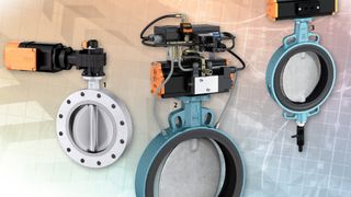 [1] Die Flügelschleusen können in bestehende Anlagen ohne große Anpassungsarbeiten eingebaut werden. [2] Das Dichtsystem Inflas eignet sich für den Einsatz bei stark schleißenden oder empfindlichen Medien. [3] Die Vidos-Armatur hält das Produkt in Bewegung. (Ebro; © kentoh - Fotolia.com)