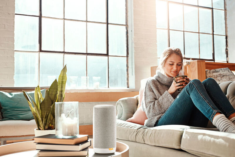 Das Smart-Home-Portfolio von Gigaset wird ab Mitte Mai durch einen smarten Lautsprecher erweitert. (Gigaset)