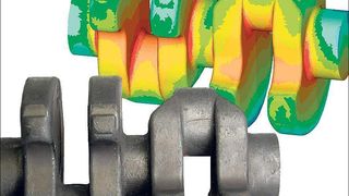 Gratlos präzisionsgeschmiedete Zweizylinder-Kurbelwelle. (Archiv: Vogel Business Media)