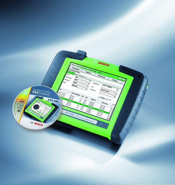 Auch der neue Bosch KTS 340 wird softwaremäßig mit der bekannten Esitronic ausgeliefert. (Archiv: Vogel Business Media)
