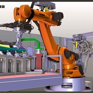 Optimierte Simulation und Programmierung des Rollfalzens.(Bild:  Cenit)