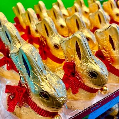 Heuer eher Ladenhüter? Für Osterhasen und -eier aus Schokolade müssen die Verbraucher recht tief in die Tasche greifen. Die einen sagen, dass muss nicht sein, die anderen versuchen zu erklären, woher das kommt und warum es vielleicht auch gut ist ... (Bild: Urbi et orbi)