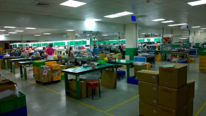 Ein Blick in die Fertigung in der taiwanesischen Zentrale von Kinsun Industries.  (Thomas Kuther)