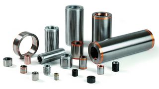 Motorelemente:  Verschiedene Rotoren und Stator im Kühlgehäuse. 
     Bilder: KaVo Drive Systems (Archiv: Vogel Business Media)