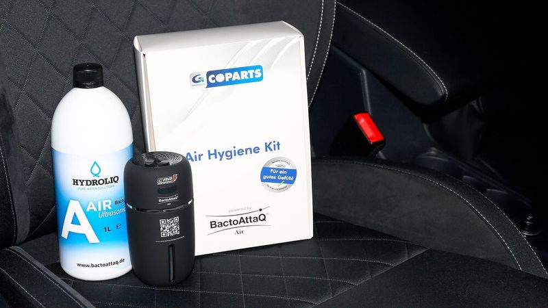 Coparts bietet sein Hygienekit aus Diffusor und Wirkstoff derzeit zum Sonderpreis an. (Bild: Heiko Britz)