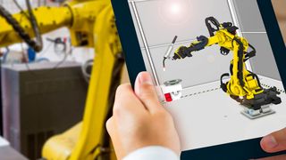 Die 3D-Simulation ist in der Industrie 4.0 ein zentrales Werkzeug an verschiedenen Stellen, um Prozesse vorhersagbar und somit besser plan- und kalkulierbar zu machen. (Bild: ©vectorfusionart – stock.adobe.com / Dualis )