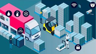 Monitoring automatisierter Lagerhallen. (Bild: Paessler)