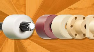 Die Werkstoffe Iglidur W300 und Iglidur J350 sowie der kostengünstige Werkstoff Iglidur R sollen für die Werkzeugmaschinenbranche besonders interessant sein. (Bild: Igus)