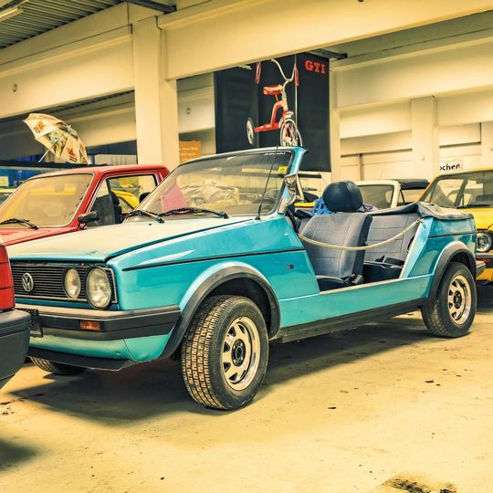 Den Golf in vielen Spielarten und Ausführungen hat der österreichische Privatmann Josef Juza zusammengetragen.(Bild:  VW)