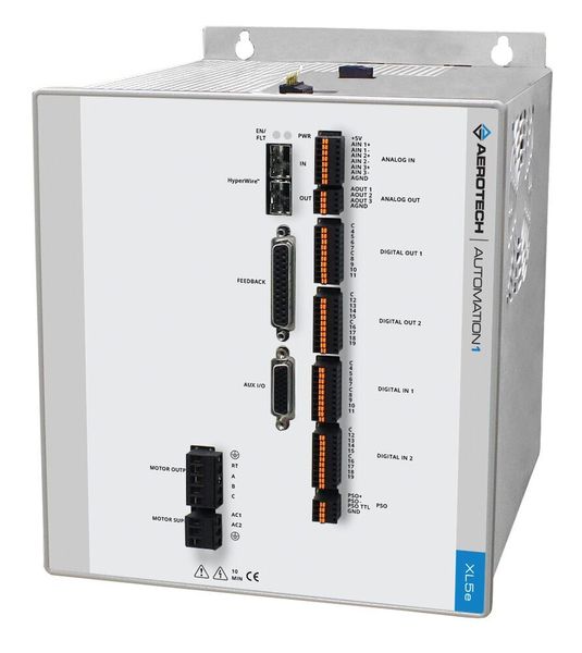 Seamless connectivity: The Automation 1 Studio Machine Setup Configuration Wizard harmonizes with the XC2e, XC6e, XL5e, SI4 and XL4s drive hardware.  (Aerotech)