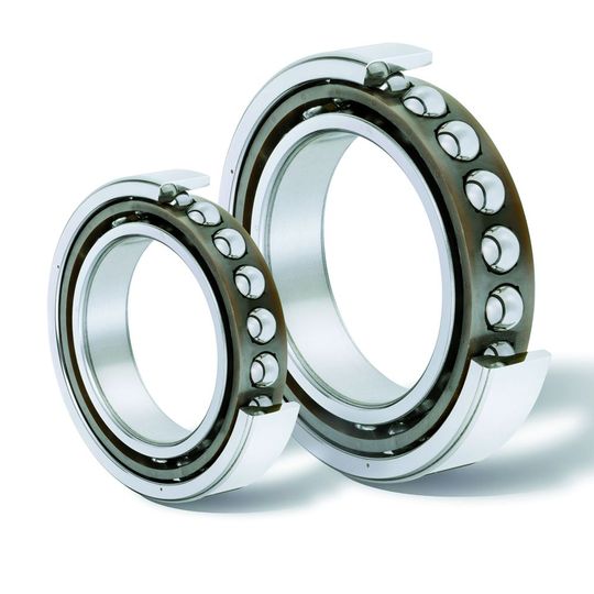 Die Hybrid-Keramiklager: Die Ringe im Wälzlager bestehen aus Stahl, während die Wälzkörper aus keramischen Komponenten bestehen. (Bild:  TLT-Turbo)