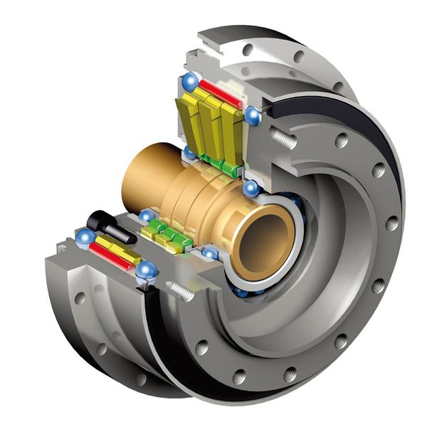 Schnitt durch das Präzisionsgetriebe F4C-D. (Bild: Sumitomo Cyclo Drive)