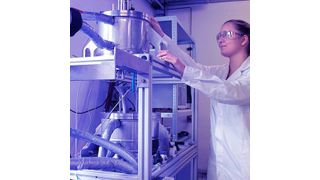 Deoiling-Versuchsstand der EDL in Leipzig  (EDL)