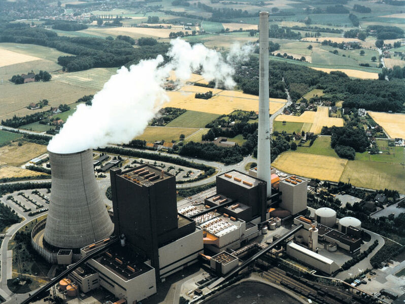 1974: Das Kohlekraftwerk Ibbenbüren setzt auf Auma. Das 770 MW-Kraftwerk wird vollständig mit Auma-Antrieben ausgestattet, ca. 800 Dreh- und Schwenkantriebe verrichten dort ihren Dienst.
 (Auma)