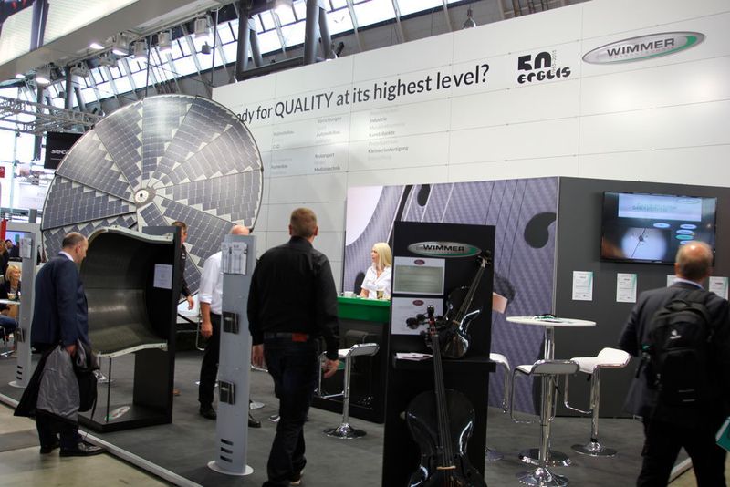 Impressionen von der Composites Europe 2015 in Stuttgart. Zum 10. Mal öffnete die Faserverbundwerkstoff-Messe ihre Tore und verzeichnete einen deutlichen Zuwachs an Ausstellern und Besuchern. (Bild: Königsreuther)