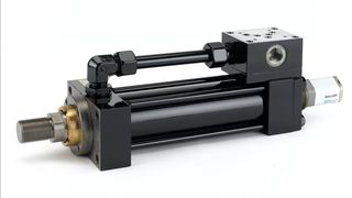 Zugstangenzylinder HMIX mit integriertem Wegmesssystem  (Bild: Parker Hannifin)