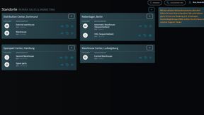 Auf dem Dashboard werden die zu inventierenden Lagerstandorte angezeigt und können hier zentral verwaltet werden. Inventuren können parallel stattfinden. (Bild: Remira)