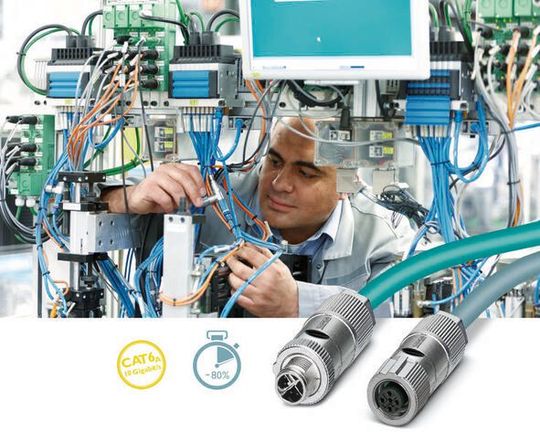 M12-Steckverbinder: In der Feldinstallation bieten sie mit zahlreichen Varianten eine zuverlässige und wirtschaftliche Schnittstelle(Bild:  Phoenix Contact)