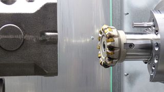 Mit der Heller eigenen Getriebespindel PCU mit 43 Kilowatt und 822 Newtonmeter ist man in Babenhausen auf gutem Kurs, die angestrebten 5.000 Spindelstunden im Jahr zu erreichen. (Bild: Heller)