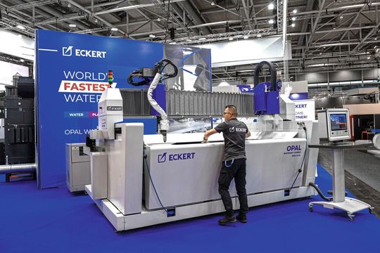 Eckert präsentiert sich erstmals auf der Stone+tec 2026 in Nürnberg.(Bild:  Eckert)