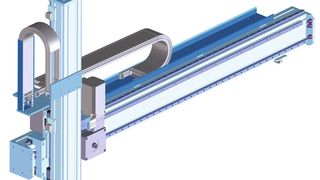 "GAMMA": Produktreihe zum Bau von Linearportale bis 8 m Länge und bis 2,5 t bewegter Masse.  (Bild: ANT Antriebstechnik)