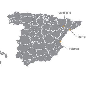 Fig. 1 : Political map of Italy, Spain and Portugal. Italy is one of the most populated countries of the European Union, while Portugal, with 11 million citizens, is the westernmost country of continental Europe.