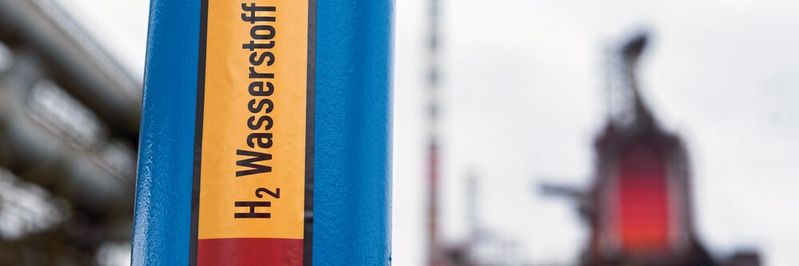 Ob Direktreduktion oder Carbon2Chem: Wasserstoff wird zum Schlüsselelement für die grüne Stahlproduktion.(Bild:  © thyssenkrupp Steel Europe)