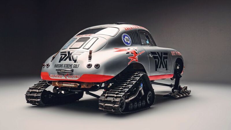 Das schöne runde Heck des 356 musste für den Umbau ebenfalls Zugeständnisse machen. (Porsche AG)
