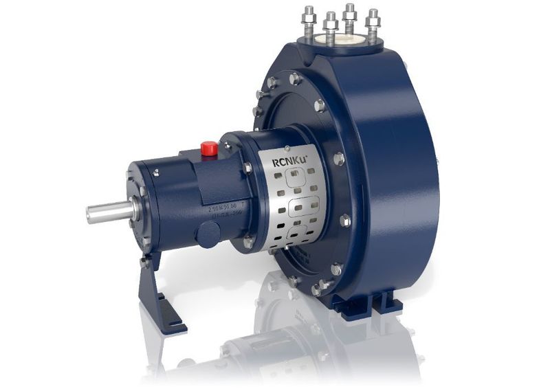 Ein neues Design und in einem modernen Dunkelblau lackiert: die RCNKU+ (Rheinhütte Pumpen)