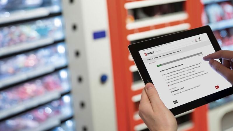 Würth hat ein webbasiertes Werkzeug zur Kontrolle der Arbeitssicherheit im Betrieb entwickelt.(Bild:  Würth)