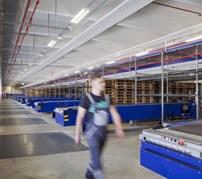 Die Nutzfläche des Logistikzentrums gibt Köster, der Generalunternehmer, mit 15.000 m² an. (Bild: Köster)