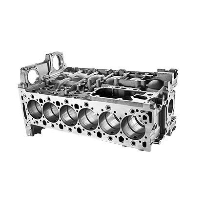 Zylinderkurbelgehäuse gefertigt auf der «GP1350» (Bild:Grob-Werke GmbH & Co. KG)