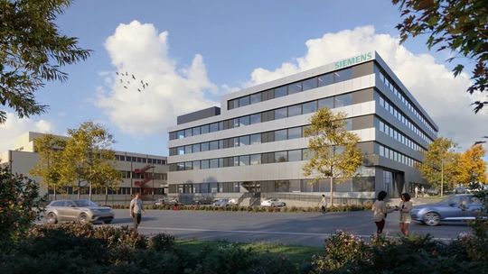 Siemens hat entschieden, insgesamt 110 Millionen Schweizer Franken in den Standort Wallisellen zu investieren. Der Campus wird mit einem Neubau bis im Jahr 2029 vervollständigt und bietet künftig Büro-, Entwicklungs- und Produktionsstätten für rund 1000 Mitarbeitende.(Bild:  Siemens)