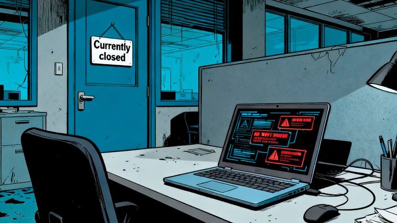 Rückläufige IT-Stellen und mehr arbeitslose Fachkräfte suggerieren das Ende des Fachkräftemangels. Doch IT-Sicherheit macht keine Pause.(Bild:  KI-generiert)