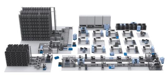 (Vor der Integration von AMRs (autonome mobile Roboter) in bestehende Prozesse spielen Simulationen eine entscheidende Rolle. Bild: Zimmer Group)