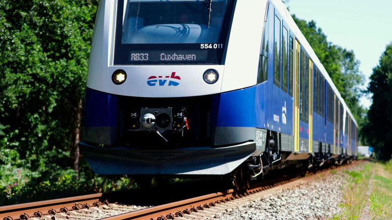 Die Züge sind auf der Bahnstrecke Cuxhaven-Buxtehude im Einsatz.
