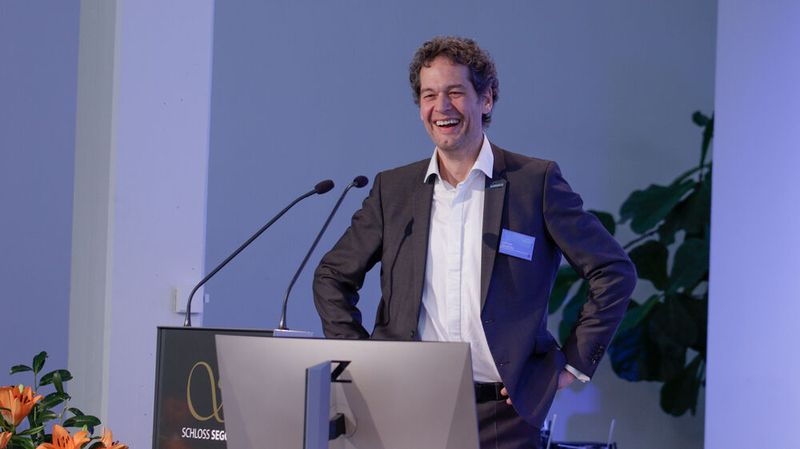 Andreas Bamberg,  Executive Director Merck sprach über die Vorteile des MTP-Konzepts. (Bild: Zeta)